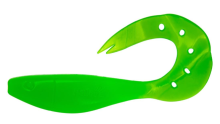 Приманка силиконовая Helios Kasandra твистер 4,29" 10,9см (007, Electric Green)