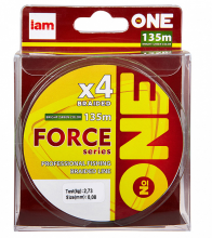Плетеный шнур Iam №One Force X4 135м Bright-green