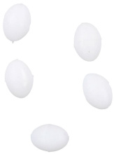 Бусинки Mikado овальные 3x4мм/0,8 (W, белый)