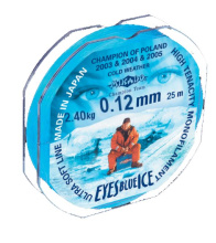 Леска Mikado Eyes Blue Ice 25м