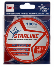 Леска Iam Starline монофильная 100м Transparent