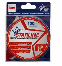 Леска Iam Starline монофильная 100м Transparent (0.165мм)
