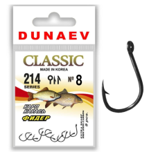 Крючок одинарный Dunaev Classic 214