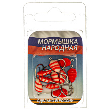 Мормышка фосфорная Lumicom №4 (№10, Red)