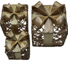 Набор подарочных новогодних корзин малый (Золотой)