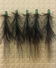 Стример Белоречье из меха козы с крючком №6 Fly (019)