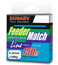 Леска Dunaev Feeder-Match Sinking Black 150м