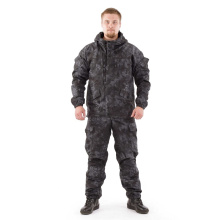 Костюм зимний Горка Рип-стоп с флисовой подкладкой (р 44-46, Питон серый)