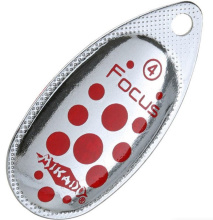 Блесна вращающаяся Mikado Focus №2 4г (10, Серебро)