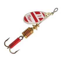 Блесна Mepps Aglia Blanc Rouge (№1, Silver, 3,5 г)