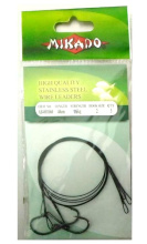 Поводок AB-Mikado 1060 с крючками 40см/15кг(3шт)