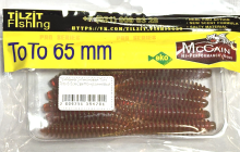 Приманка силиконовая Tilzit Toto 6,5см (Светло-коричневый)