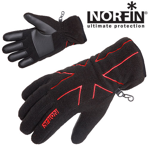 Перчатки Norfin Women Black флисовые, M, (705062-M)