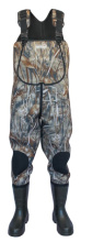 Полукомбинезон FortMen рыбацкий неопрен с сапогами ЭВА камо (р43 (52-54), Дуб)