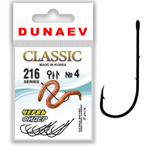 Крючок одинарный Dunaev Classic 216