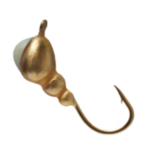 Мормышка вольфрамовая Lumicom Муравей с ушком гальваника d3,0мм (AuP)