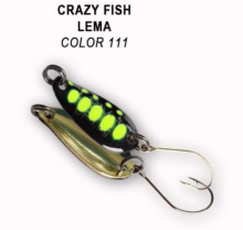 Блесна колеблющаяся Crazy Fish Lema 2,2см 1,6г (111)