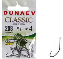 Крючок одинарный Dunaev Classic 208