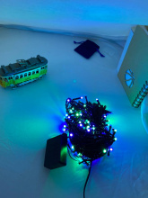 Гирлянда светодиодная 500L 25м (Микс)