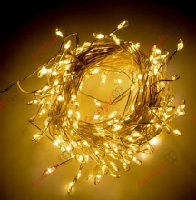 Гирлянда светодиодная Роса 100м (Желтый)