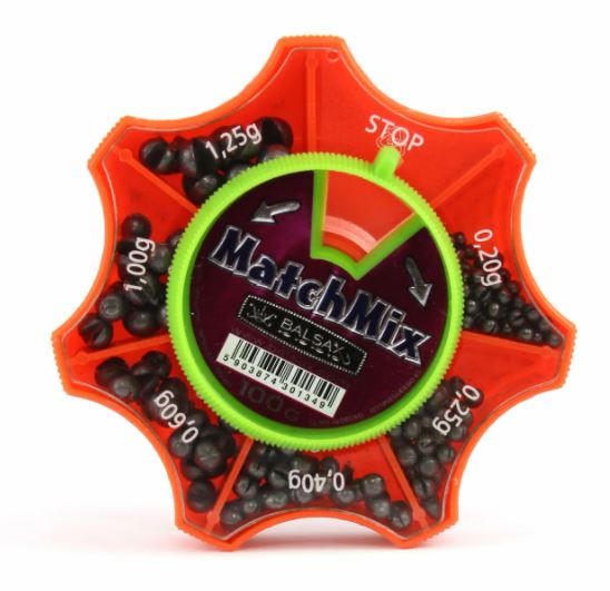 Груз - набор Balsax Super Soft Match Mix 0,20-1,25г 100г Груз - набор Balsax Super Soft Match Mix 0,20-1,25г 100г
