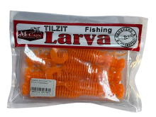Приманка силиконовая Tilzit Larva Lux (Оранжевый)