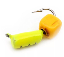 Мормышка Wolfram Столбик d2,5 мм 0,8г с Сырным кубиком (484, Лимонный)