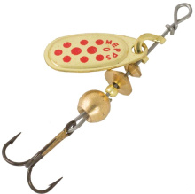 Блесна Mepps Comet  (№4, Gold/Red Dots, 8 г)