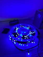 Гирлянда светодиодная 50м (Синий)