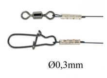 Поводок BIGULOV Лайт 20см, 10кг (2шт), Л2-20-2