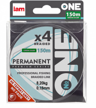 Плетеный шнур Iam №One Permanent X4 150м Green