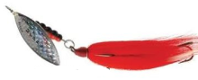 Блесна Mepps Giant Tandem (№5, Silver/Rainbow, 35 г)