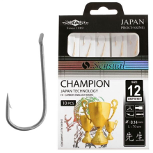 Крючок с поводком Mikado Sensual Champion NI 70см №12