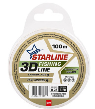 Леска Iam Starline 3D Line Pixel монофильная 100м Chameleon