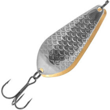 Блесна колеблющаяся тандем Premier Fishing Атом М 14г (04/02, Серебро/Латунь)