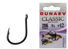 Крючок одинарный Dunaev Classic 206