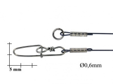 Поводок BIGULOV Джерк 20см, 20кг (1шт), ДК-20-1