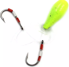 Приманка Яман Балда Булава-4 с плавающими крючками 9г (Флуоресцентный Желтый)