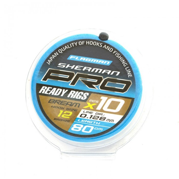 Поводок Flagman Sherman Pro Bream Ready Rigs 80см Поводок Flagman Sherman Pro Bream Ready Rigs 80см