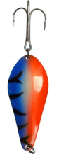 Блесна колеблющаяся Атом крашеная 67мм
