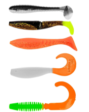 Набор приманок силиконовых Helios Холодная вода