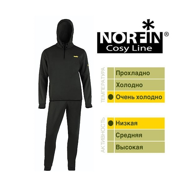 Термобелье Norfin Cosy Line черное XL Термобелье Norfin Cosy Line черное XL