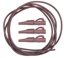 Клипса с трубкой Spro C-tec Rig Kit Brown №8 (3шт)¶