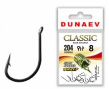 Крючок одинарный Dunaev Classic 204