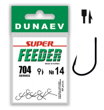Крючок одинарный Dunaev Super Feeder 704