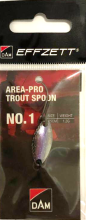 Блесна Dam FZ Pro Trout Spoon №1 2,25см 1,2г