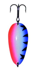 Блесна колеблющаяся Ложка с ребром крашеная 60мм 