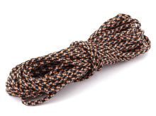 Шнур Следопыт светоотражающий d4мм 10м (Черный/Оранжевый/Белый)