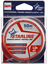Леска Iam Starline монофильная 50м Transparent