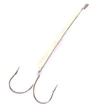 Блесна РВС Камышевка-2 с двумя крючками 2,3г  (Никель)